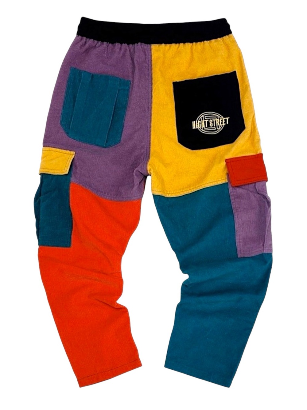 NWT Aelfric Eden Patchwork Cargo Joggers Unisex Medium Corduroy Y2K Streetwear 🛹 - Picture 5 of 11